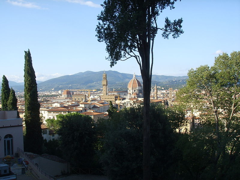 Villa Bardini, gardens- view from'' la terrazza''